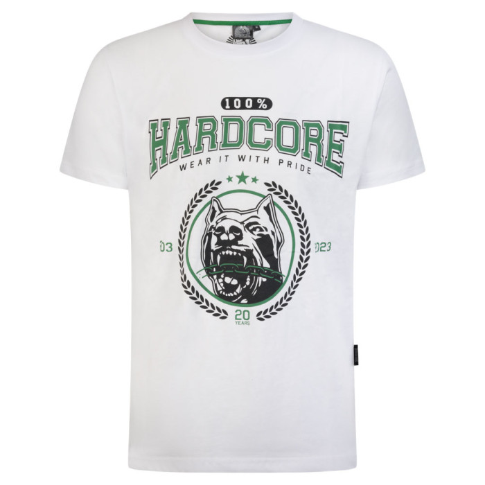 100% Hardcore T-shirt College 2003 | wit