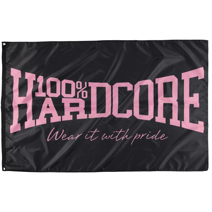 100% Hardcore vlag THE BRAND roze print