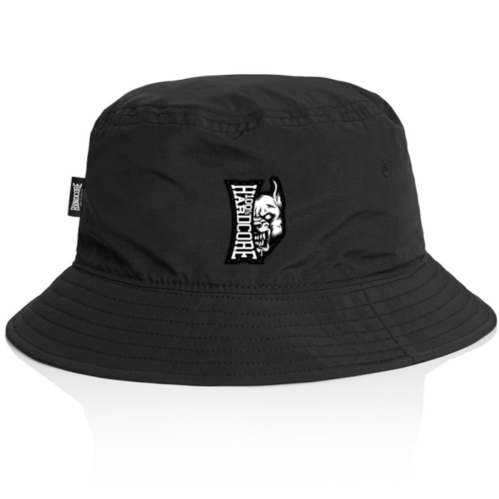 100% Hardcore Bucket Hat RAGE | Zwart