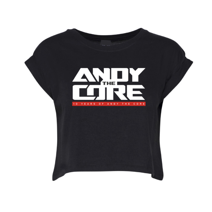 Andy The Core dames croptop 10 year anniversary special