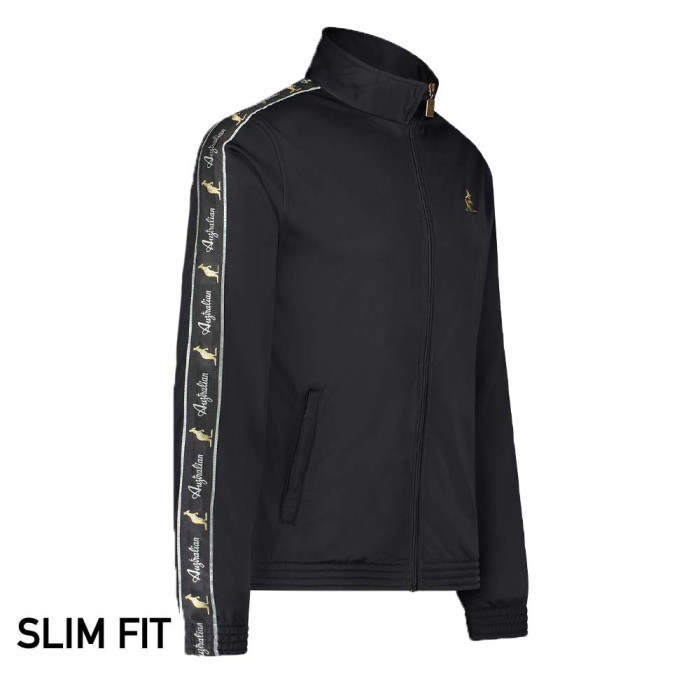 Australian slim fit jack zwarte bies 2.0 | zwart