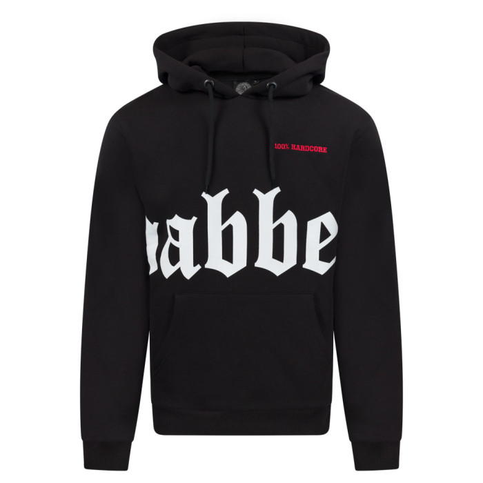 100% Hardcore gabber hoodie | zwart
