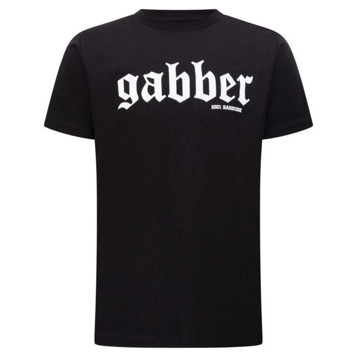 100% Hardcore T-shirt Gabber Essentials | Zwart