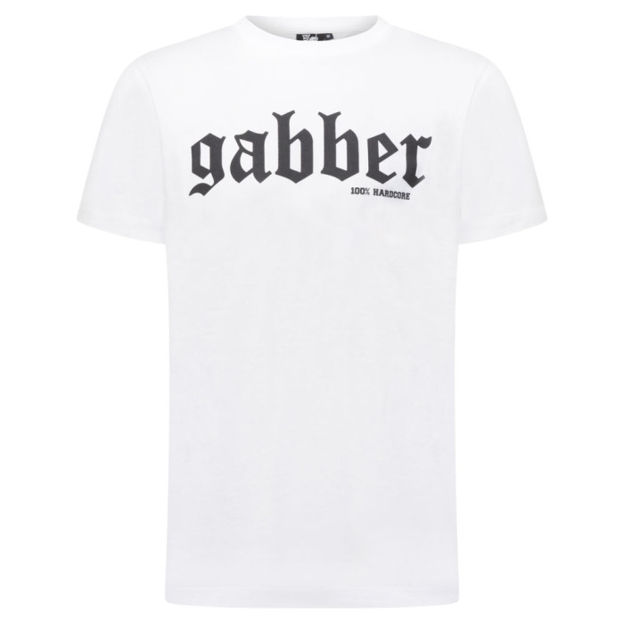 100% Hardcore T-shirt Gabber Essentials | Wit