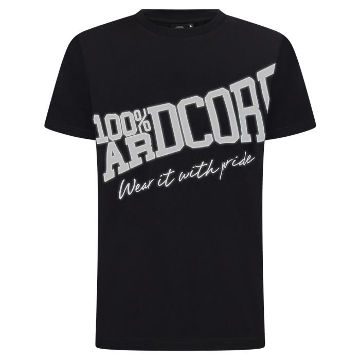 100% Hardcore T-shirt Tilted ESSENTIAL | Grijs