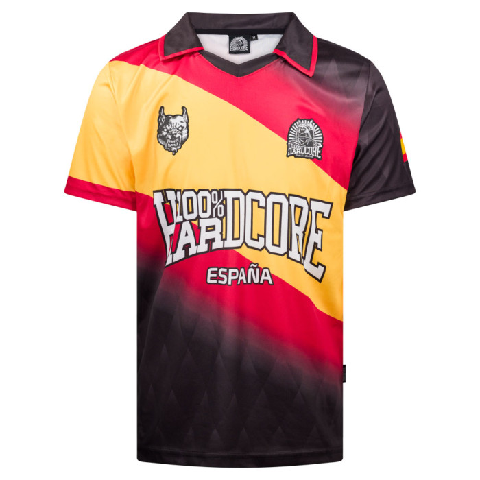 100% Hardcore Soccer shirt Spanje | Zwart