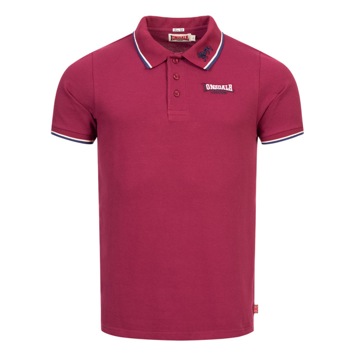 Lonsdale polo LION GOTS | bordeaux rood