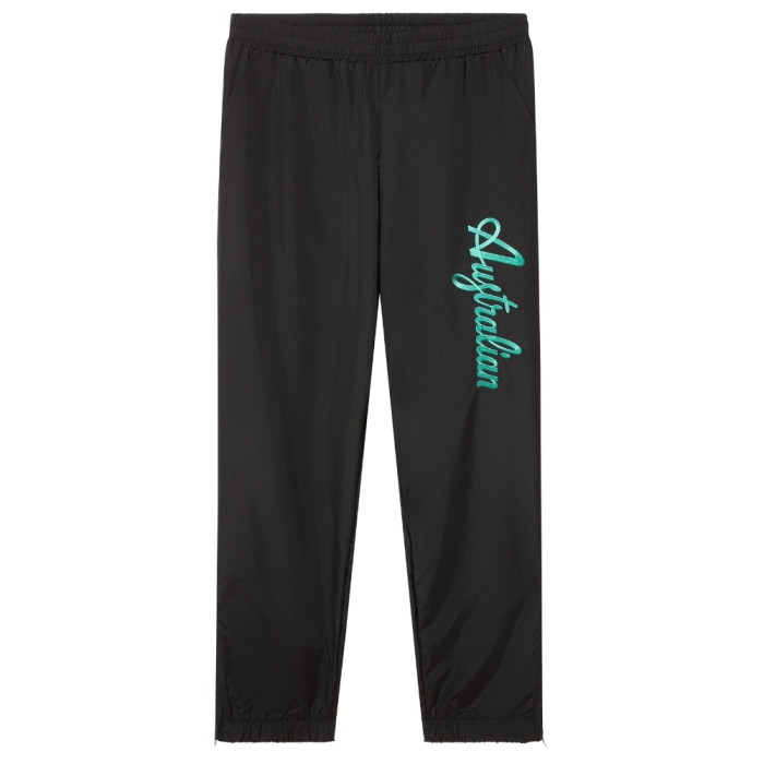 Australian lechute broek met turquoise logo | zwart