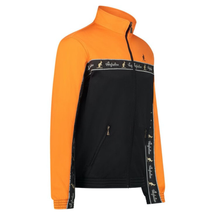 Australian duo jack zwarte borstbies 2.0 | neon oranje - zwart