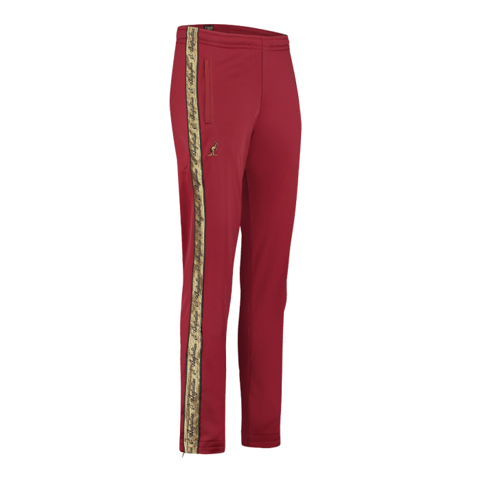 Australian broek met gouden bies 3.0 bordeaux 