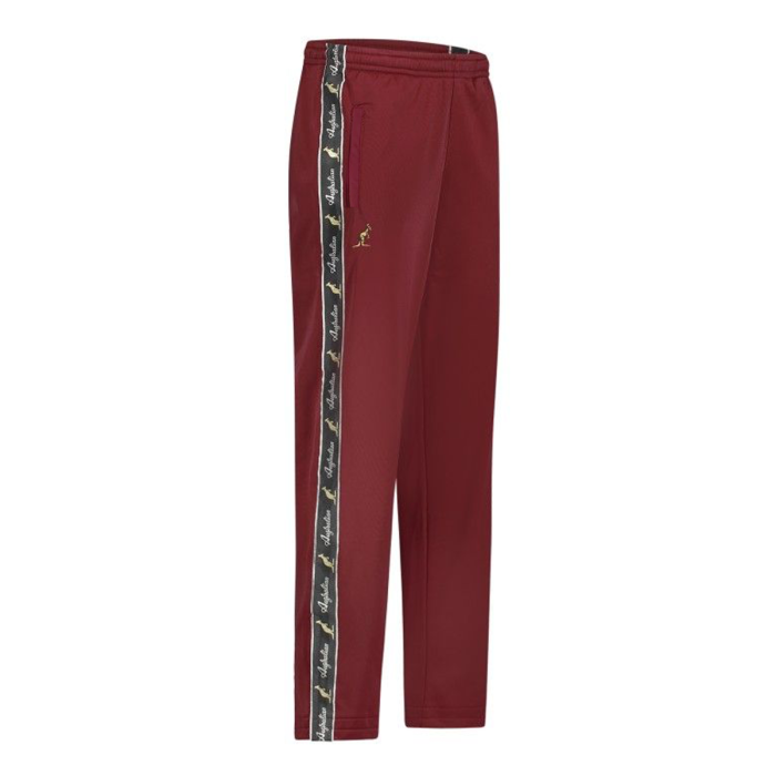 Australian broek met zwarte bies 3.0 Bordeaux 