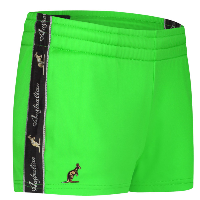 Australian dames hotpants met zwarte bies 3.0 | kawasaki groen