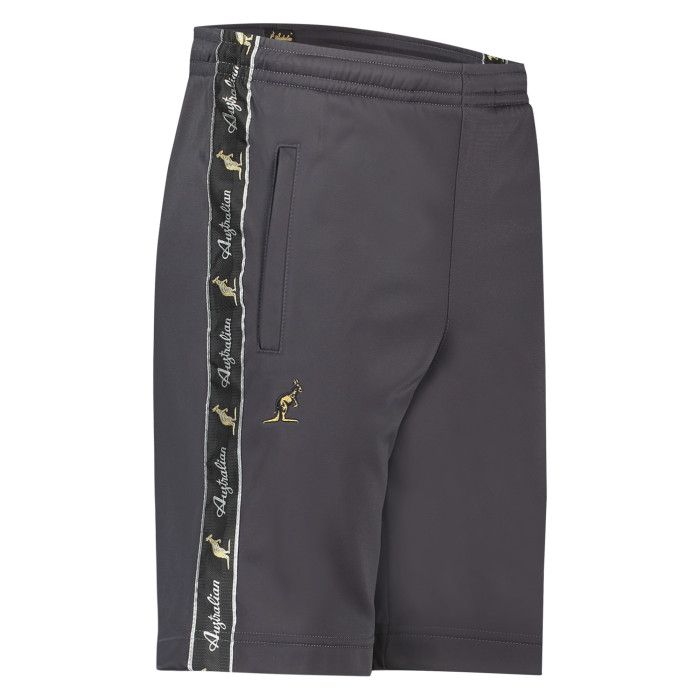 Australian bermuda met zwarte bies 3.0 | antraciet