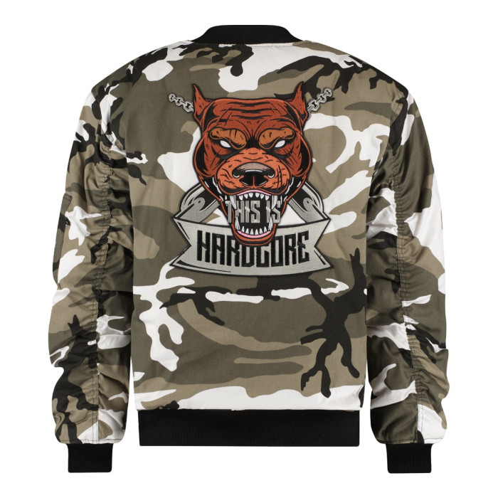 Hard-Wear bomberjack This Is Hardcore | camouflage