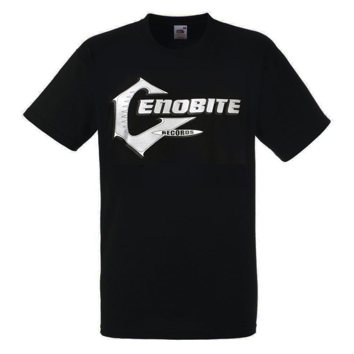 Cenobite t-shirt | zilver logo ☓ zwart