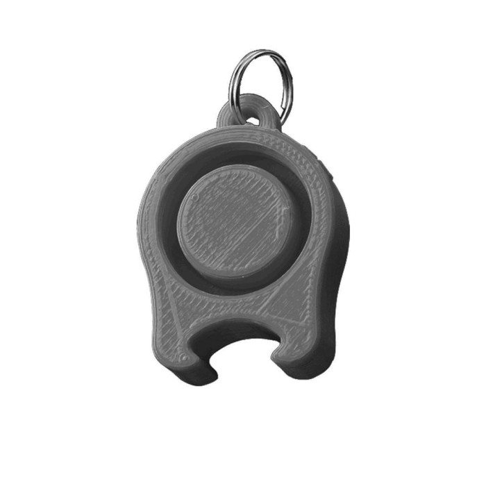 Festicap universele festivaldop met bieropener | grijs