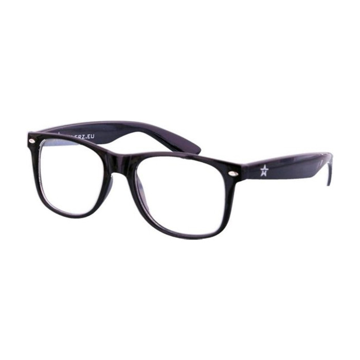 Festival/Gabber spacebril | zwart