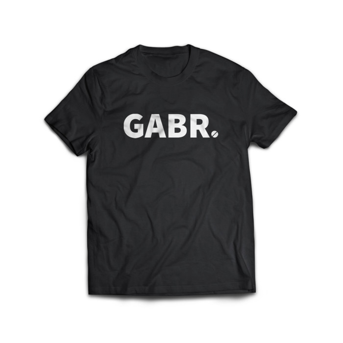 Hard-Wear T-shirt GABR. | zwart