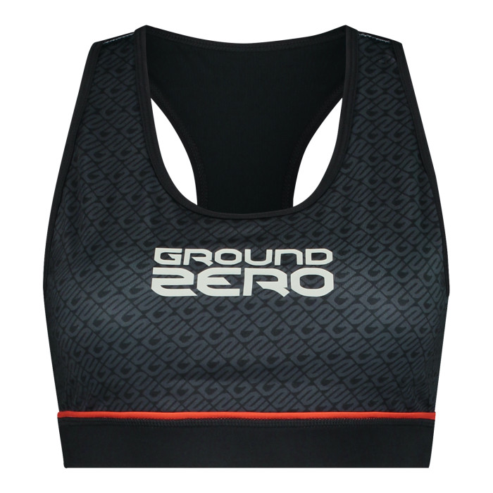 Ground Zero padded sporttop | zwart
