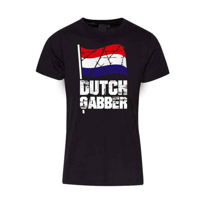 Hard-Wear T-shirt Dutch gabber | zwart