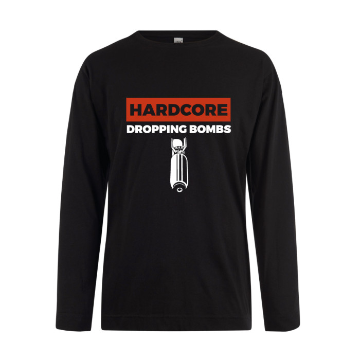 Hard-Wear Longsleeve Hardcore Dropping Bombs | zwart