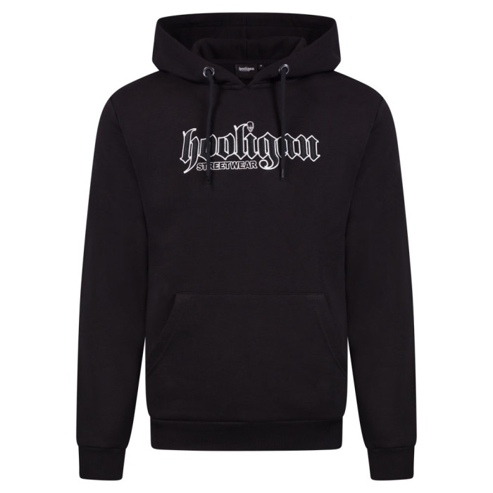Hooligan hoodie Applique | zwart 