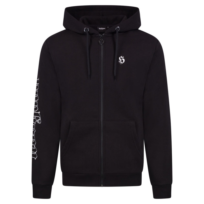 Hooligan zip hoodie We Don't Care | zwart