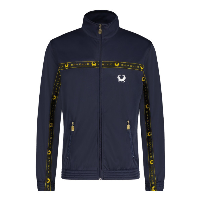Cavello trainingsjack met borstbies | navy