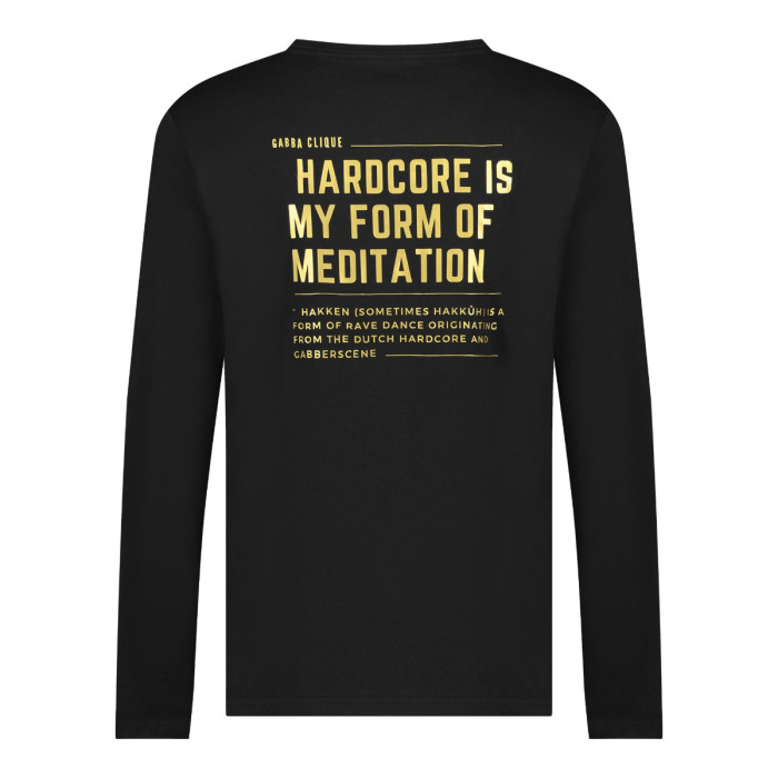 Gabba Clique longsleeve Meditation gold edition