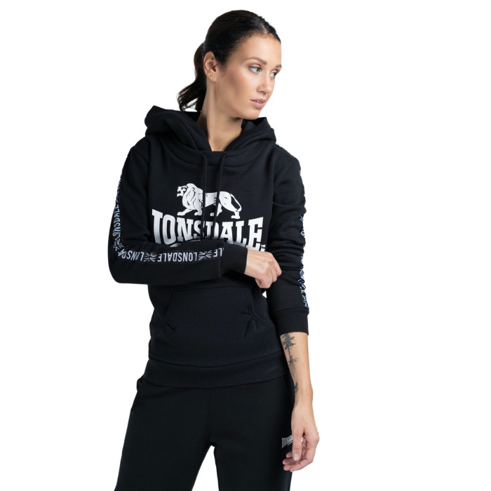 Lonsdale dames hoodie Dihewyd | zwart