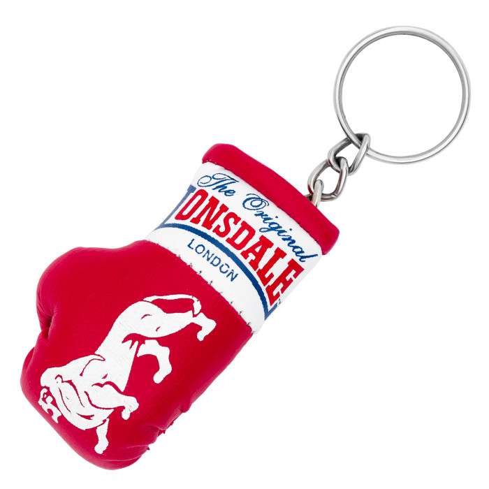 Lonsdale Sleutelhanger Mini Bokshandschoen | rood