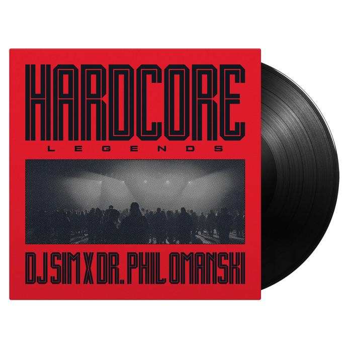 DJ SIM x Dr. Phil Omanski - Hardcore Legends vinyl zwart