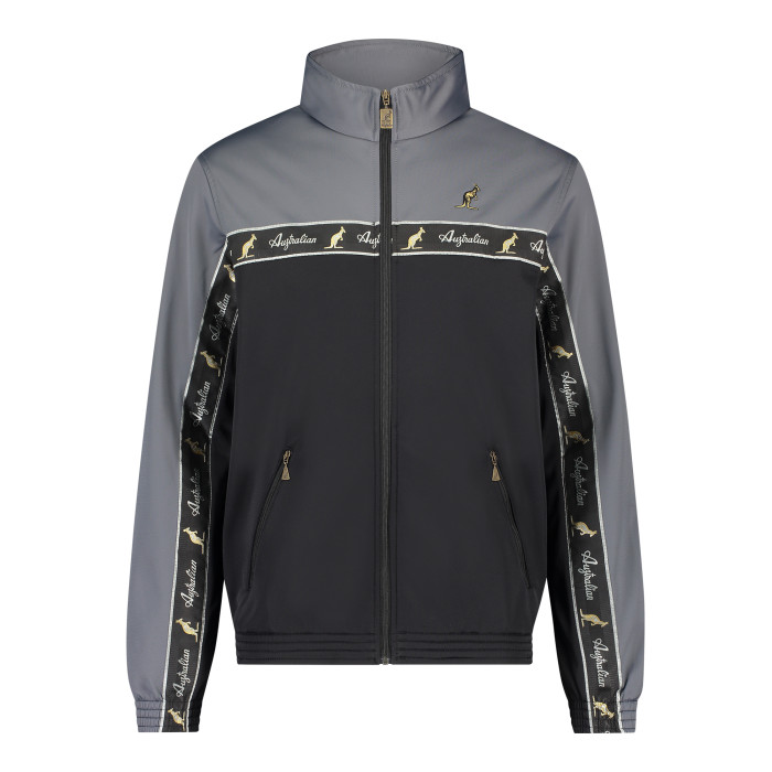 Australian duo jack zwarte borstbies 2.0 | zwart - grijs