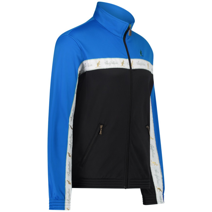 Australian duo jack witte borstbies 2.0 | zwart - Capri blauw