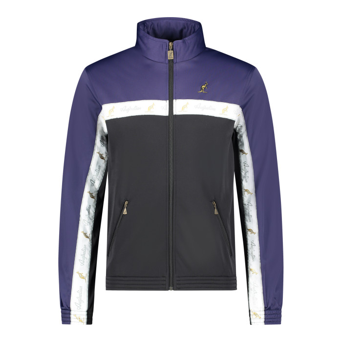 Australian duo jack witte borstbies 2.0 | zwart - cosmo blauw