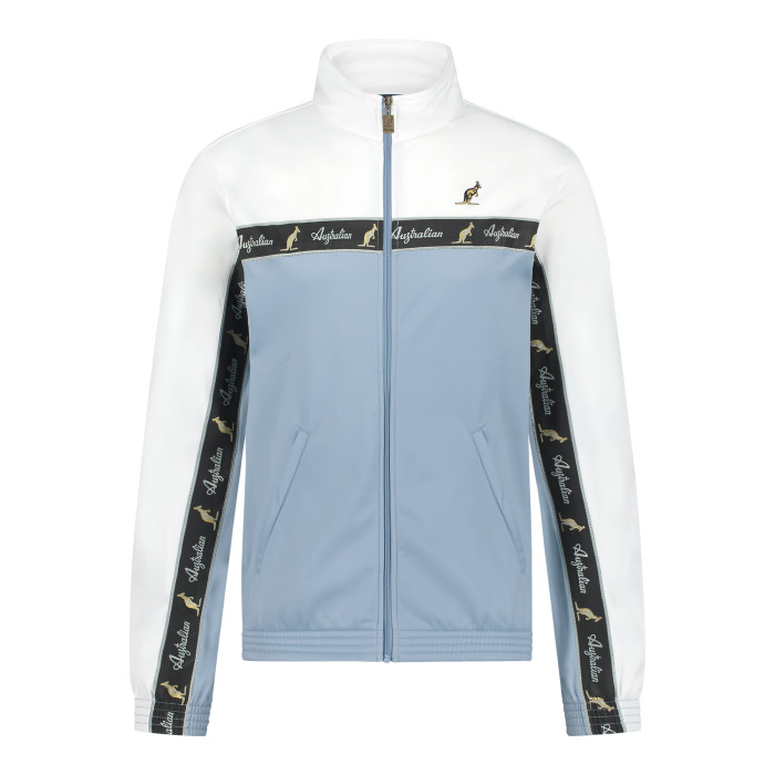 Australian duo jack zwarte borstbies 3.0 | light denim - wit