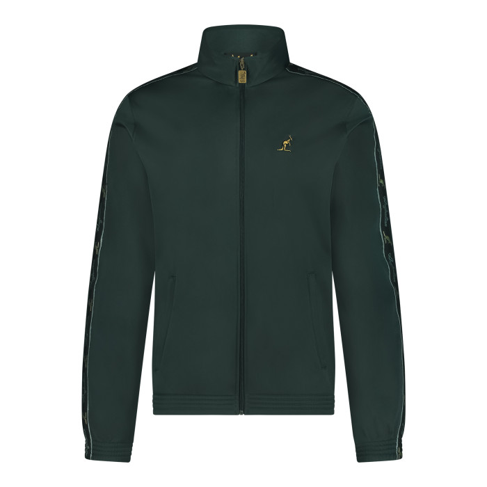 Australian slim fit jack zwarte bies + big logo 3.0 | woods green
