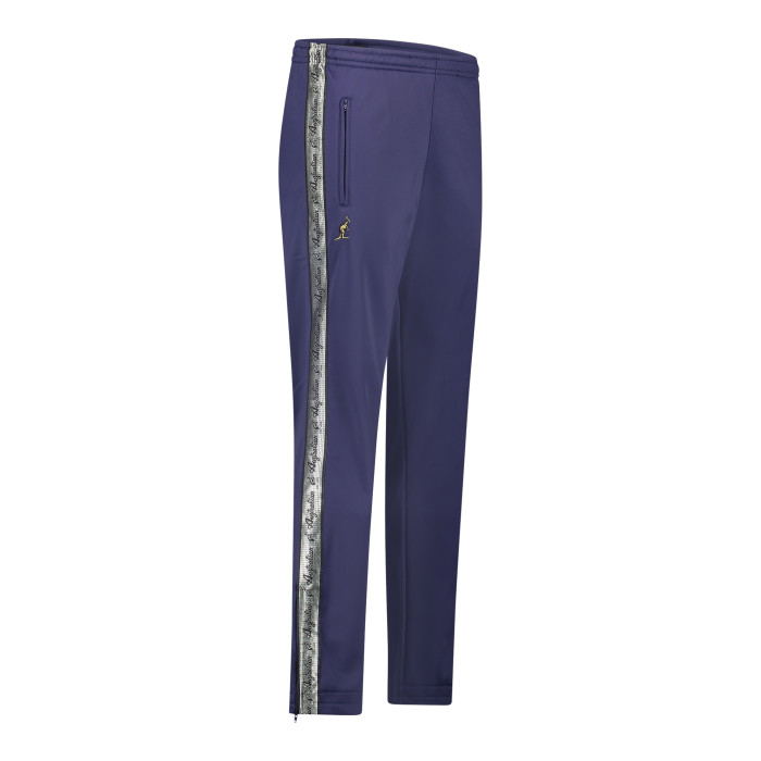 Australian broek met 2 ritsen en zilveren bies 2.0 | cosmo blauw 