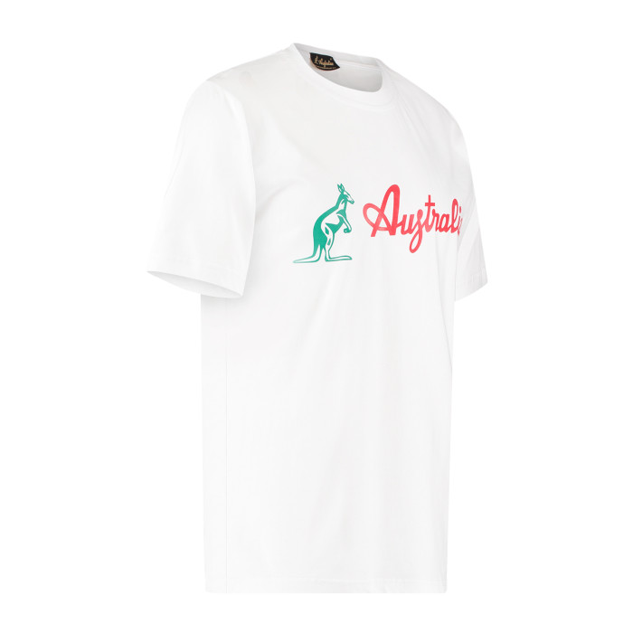Australian T-shirt met classic logo | wit