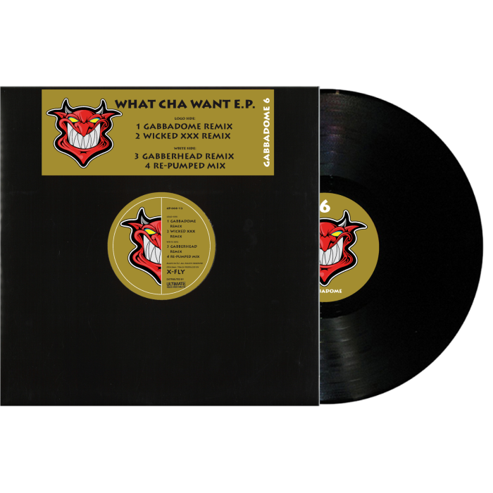 Gabbadome 6 vinyl What cha wanted E.P