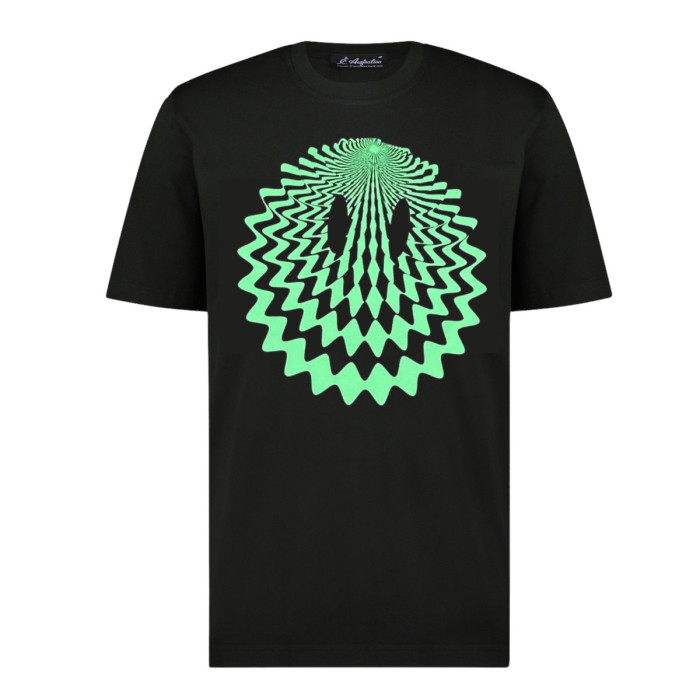 Australian T-shirt Smiley groen logo 