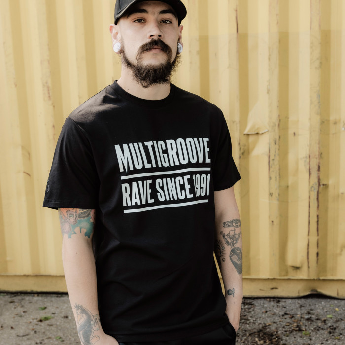 Multigroove t-shirt rave since 1991