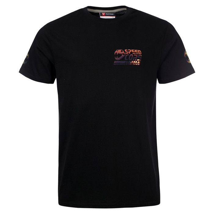 Speedcore Italia T-shirt chameleon | zwart