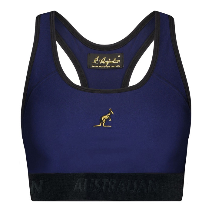 Australian dames glossy sporttop | navy
