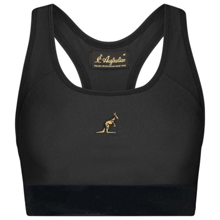 Australian dames glossy sporttop | zwart