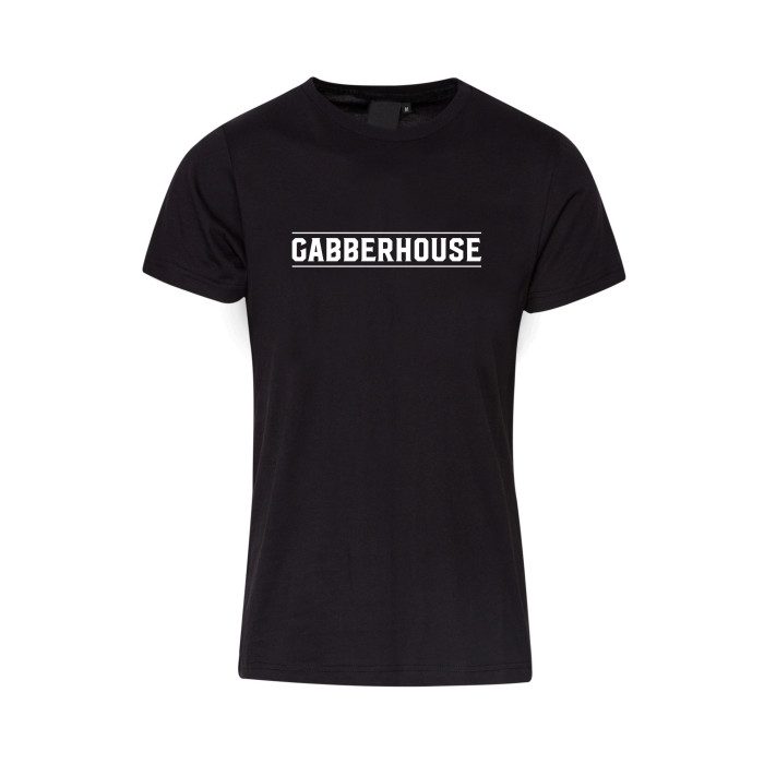 Hard-Wear T-shirt Gabberhouse | zwart