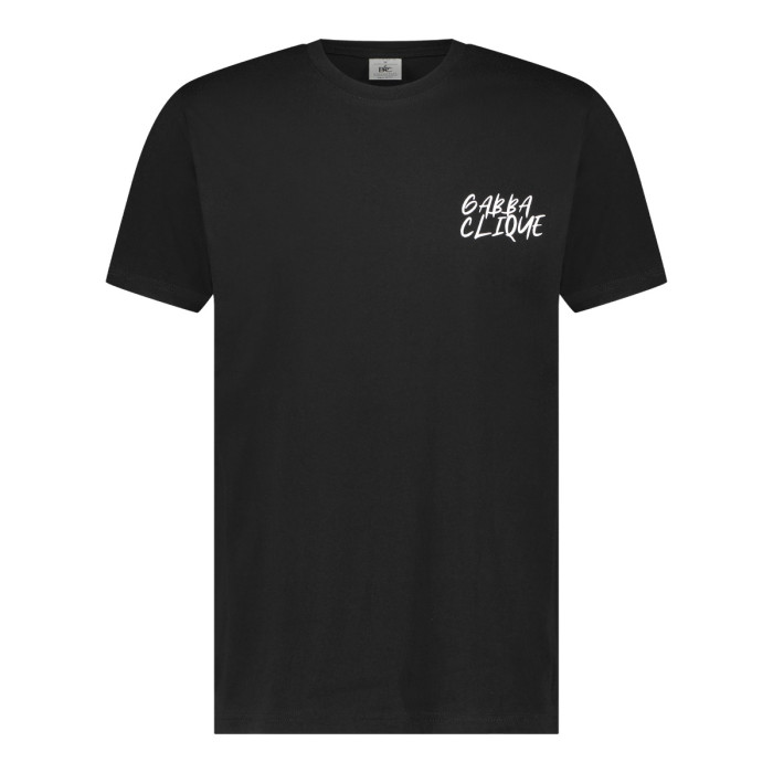 Gabba Clique T-shirt expression | zwart