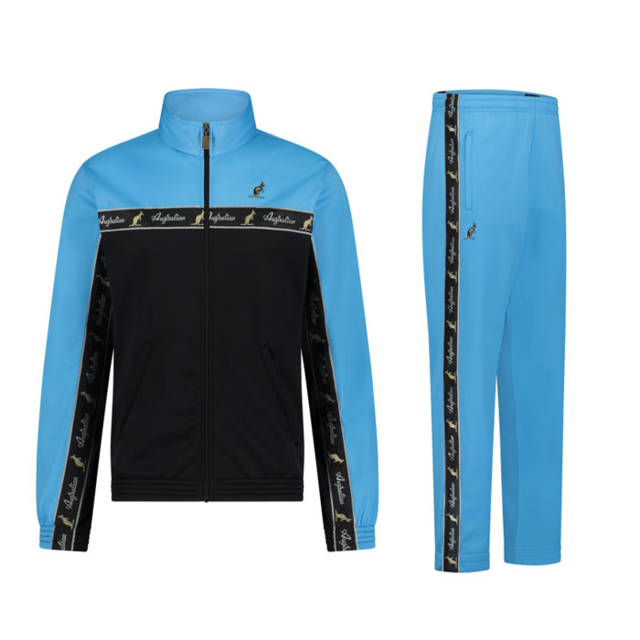 Australian trainingspak zwarte bies 3.0 | zwart - smurf blauw