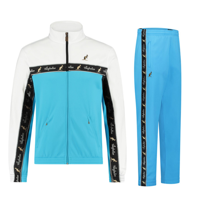 Australian trainingspak zwarte bies 3.0 | smurf blauw - wit
