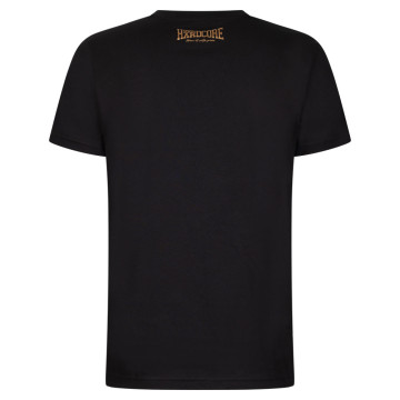 100% Hardcore T-shirt Essential zwart-goud